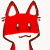 Emoticon Red Fox doentes e vômitos
